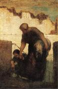 Honore Daumier The Washerwoman